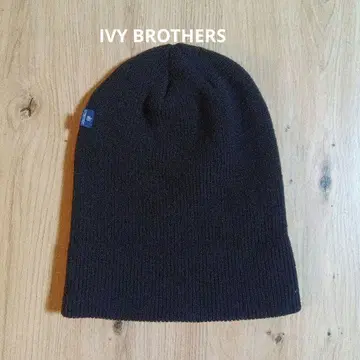 IVY BROTHERS 아이비 브라더스 블랙 니트 모자 비니