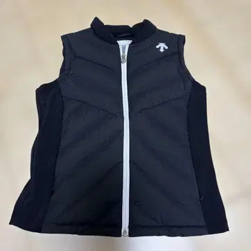 descente 여성용 골프 다운 베스트 S 블랙