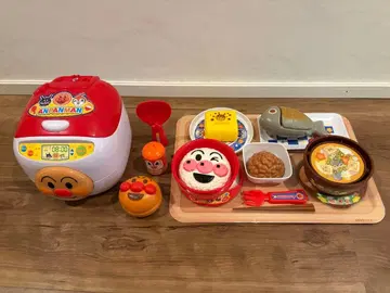 호빵맨 말하는 밥솥과 활력 100배 일본식 세트 + 덤 호빵맨