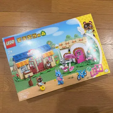 레고 LEGO 동물의 숲 너구리 상점과 부케의 집 77050