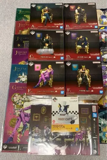 죠죠의 기묘한 모험 제일복권 죠죠 월드 피규어 풀 컴플리트