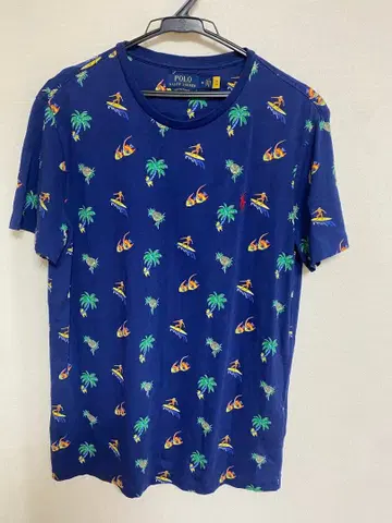 랄프 로렌 T셔츠 서핑 패턴