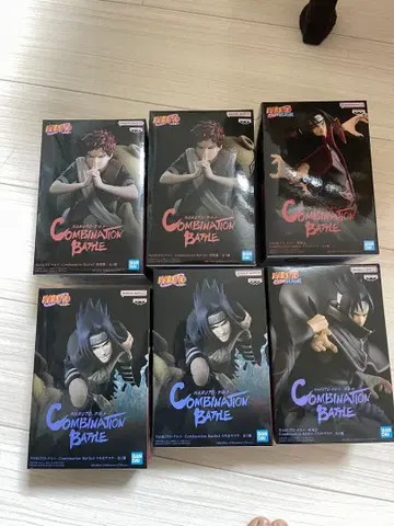 나루토 사스케 피규어 6체 세트 COMBINATION BATTLE