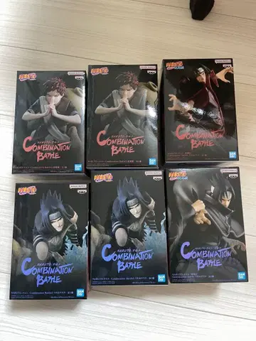 나루토 사스케 피규어 6체 세트 COMBINATION BATTLE