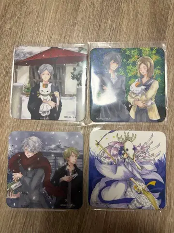 나츠메 우인장 콜라보 카페 코스터