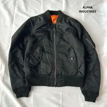 ALPHA INDUSTRIES MA-1 플라이트 자켓 블랙 90s