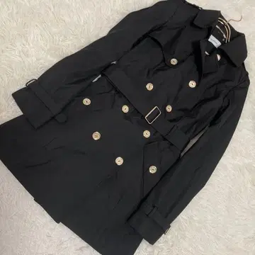 Calvin Klein 트렌치코트 블랙 깔끔 벨트 고급