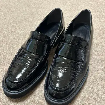 [ 2.718 ] 페이턴트 로퍼 38 사이즈