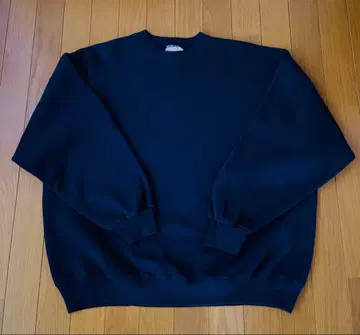 Hanes 프리미엄 웨이트 맨투맨 XL 네이비