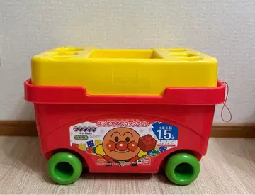 [ 새상품급 덤 포함/24시간 이내 발송 ] 호빵맨 첫 블록 웨건