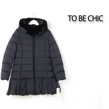 873 새상품 TO BE CHIC 로이카 스트레치 다운 코트 40