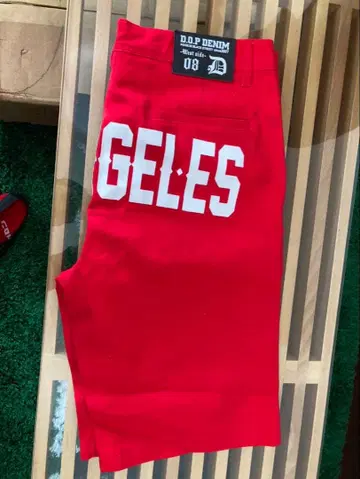 D.O.P DENIM 레드 숏팬츠 08