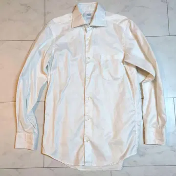 페어팩스 헤링본 슬림핏 와이드 칼라 셔츠 39