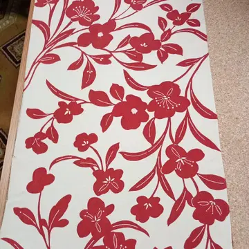 m-2045 단고 크레이프 원단 깃털 옷감 꽃무늬 10m