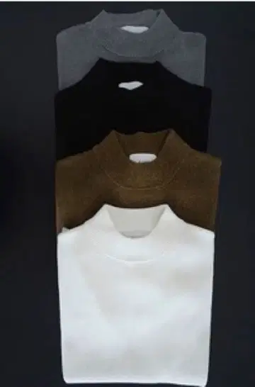 H/N RIB KNIT TOPS 그레이