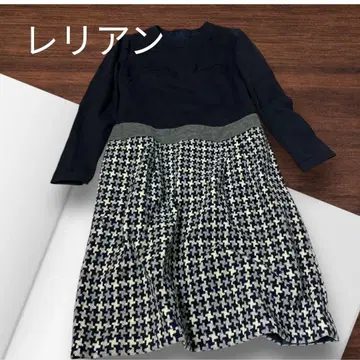 e546 레리안 네이비 그레이 원피스