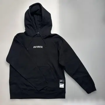 AVIREX 블랙 후드티