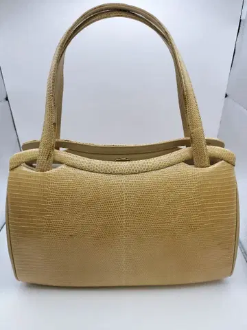 베이지 크로커다일풍 백