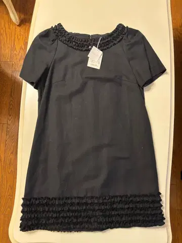 MACKINTOSH PHILOSOPHY 블랙 프릴 반팔