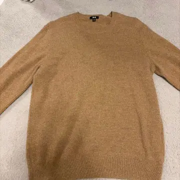 유니클로 캐시미어 100% 니트 M 브라운 계열