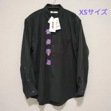 그라니프 포켓몬스터 겐가 자수 코듀로이 오버 사이즈 셔츠