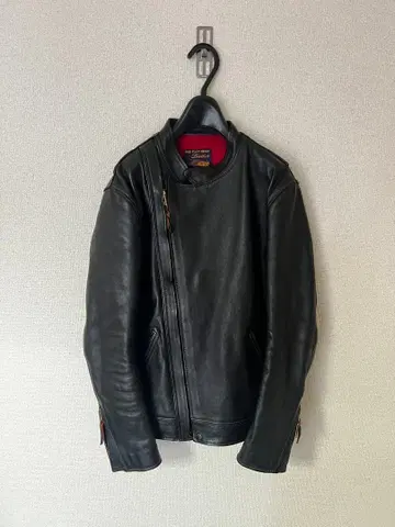 THE FLAT HEAD 가죽 자켓 사이즈 40 블랙