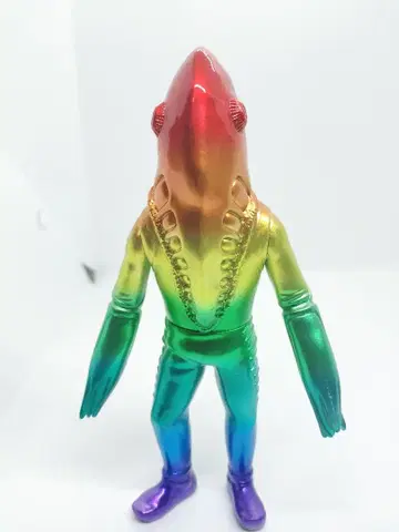 울트라맨 소프트 비닐 메트론 외계인 재도색