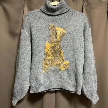 merry jenny 곰돌이 니트 그레이