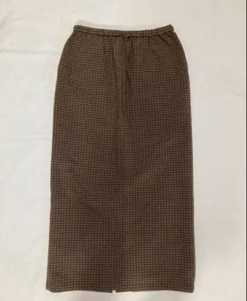 어반 리서치 체크 스커트