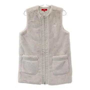 캘러웨이 퍼 베스트 퍼 소재 여성용 베스트 라이트 핑크