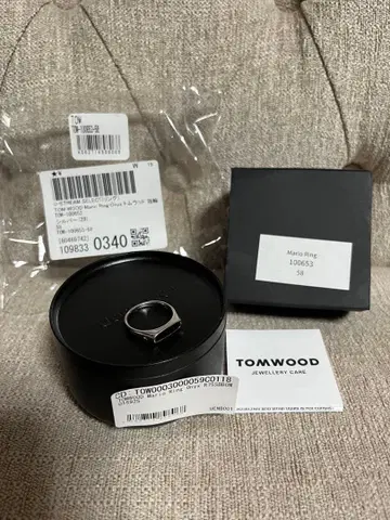 TOMWOOD 톰우드 58 오닉스 마리오 반지 Mario Onyx