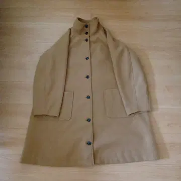 Samansa Mos2 베이지 롱 코트 사이즈 F