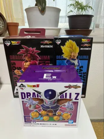 드래곤볼 1번 복권 옴니버스 크로스 A, B, E상 3종 세트