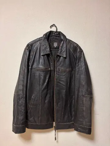 influx 블랙 가죽 자켓