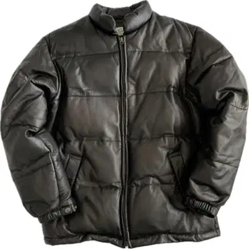 [ 새상품급 ] 양가죽 가죽 다운 자켓 램 가죽 Y2K L 이탈리아 육후