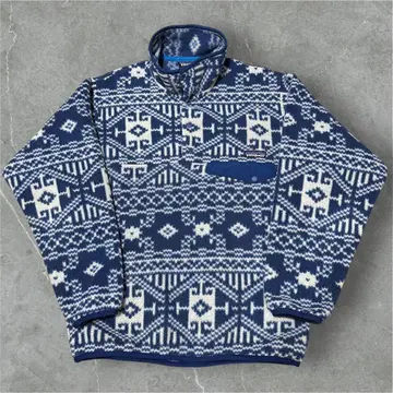 Patagonia 파타고니아 신틸라 스냅T 노르딕 기하학 올 패턴