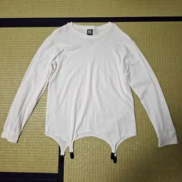 RUSSELL ATHLETIC 화이트 긴팔 T셔츠 F