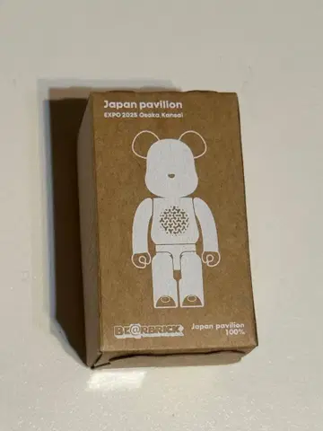 베어브릭 간사이 만박 일본관 한정판 100%