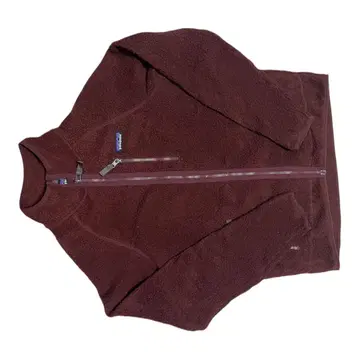 patagonia 보아 자켓 버건디 플리스 풀 집업