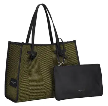 지안니 키아리니 마르첼라 토트백 그린/블랙