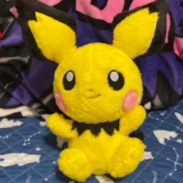 포켓몬스터 메챠모후굿토 호코리이야사레 봉제 인형 ~피츄~