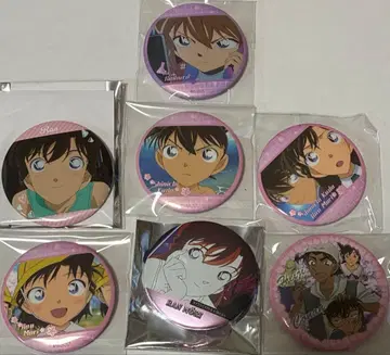 명탐정 코난 캔뱃지 총 7개 묶음 판매