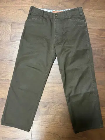 텐더로인 브라운 치노 팬츠 코튼 혼방