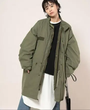 FREAK'S STORE 밀리터리 자켓 올리브 그린 라이너 포함