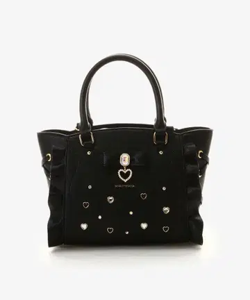 Samantha Vega 사이드 레이스업 리본 비쥬 미니 플래터