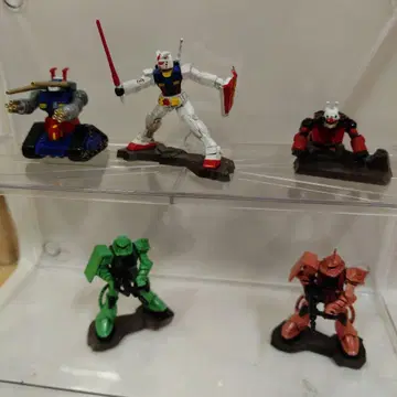 초코 서플리먼트 건담 도색 완료 5체 세트