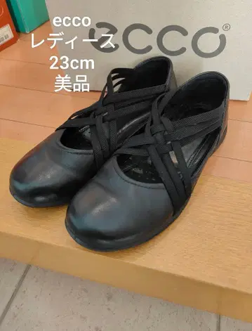 ecco 여성용 플랫슈즈 23cm 블랙