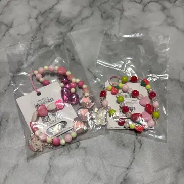 Disney 컬러풀 비즈 팔찌 2개 세트