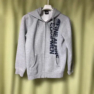 THE NORTH FACE 그레이 후드 부착 후드티 M