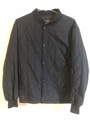 UNIQLO WARM PADDED 퀼팅 자켓 M 사이즈 블랙